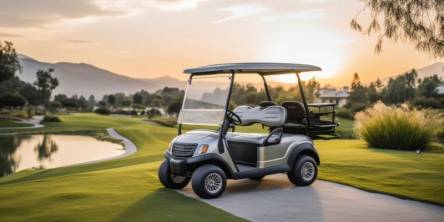 Cleaning Golf Cart