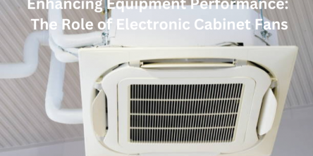 Electronic cabinet fan