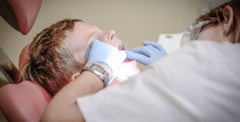 A kid's first visit to a dentist