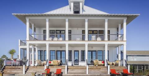 large house with swimming pool