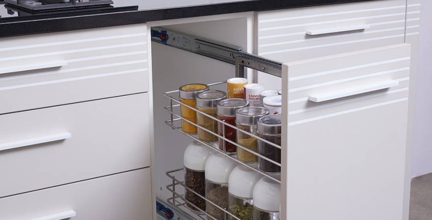 10 Ways of Organizing Kitchen with Modular Accessories & Fittings