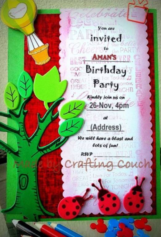 DIY Handmade Invitations