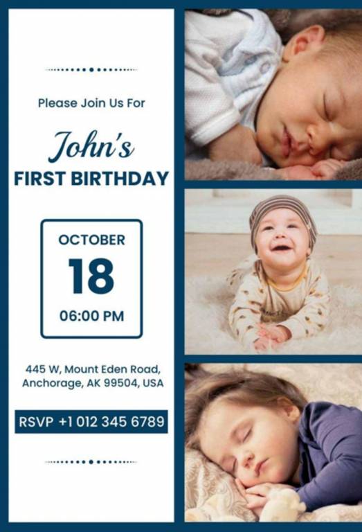 Photo Collage Invitations